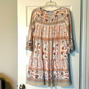 Mid-length multi colored dress